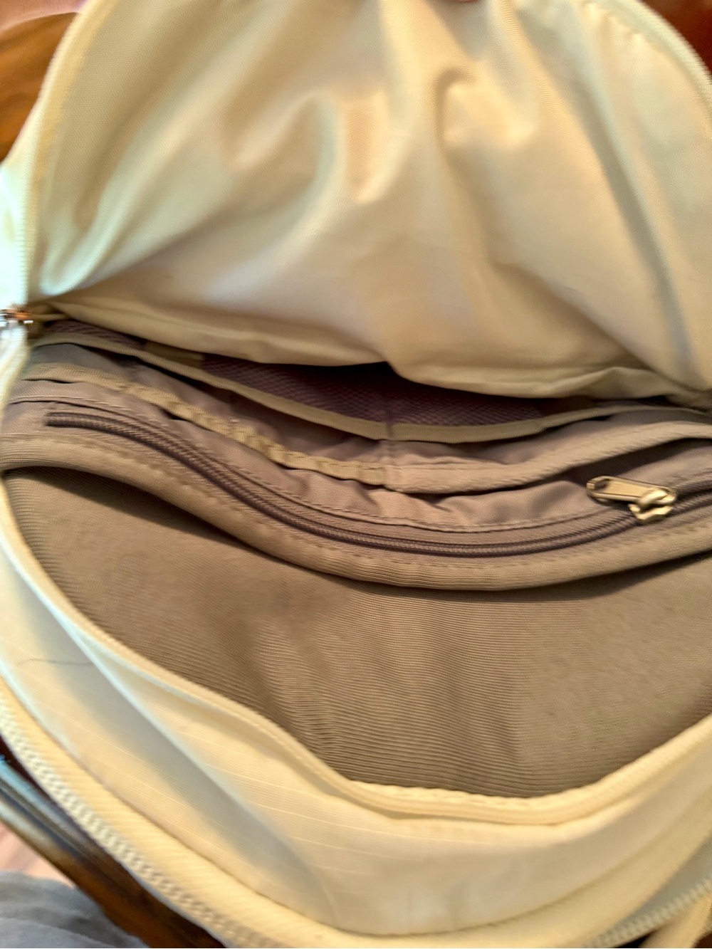 The North Face Surge Luxe Backpack – White/Rose Gold | Originally $160 Retail - Picture 9 of 14